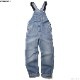 CARHARTT WIP BIB OVERALL (BLUE LIGHT TRUE WASHED)