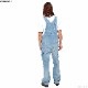CARHARTT WIP BIB OVERALL (BLUE LIGHT TRUE WASHED)