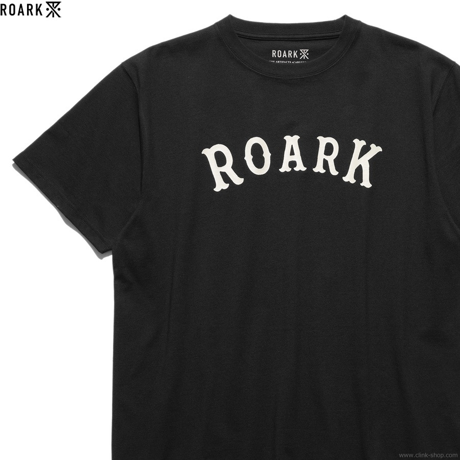 ROARK "MEDIEVAL LOGO" FINE TECH DRY TEE (BLACK)