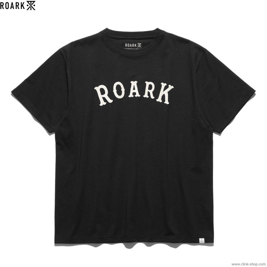ROARK "MEDIEVAL LOGO" FINE TECH DRY TEE (BLACK)