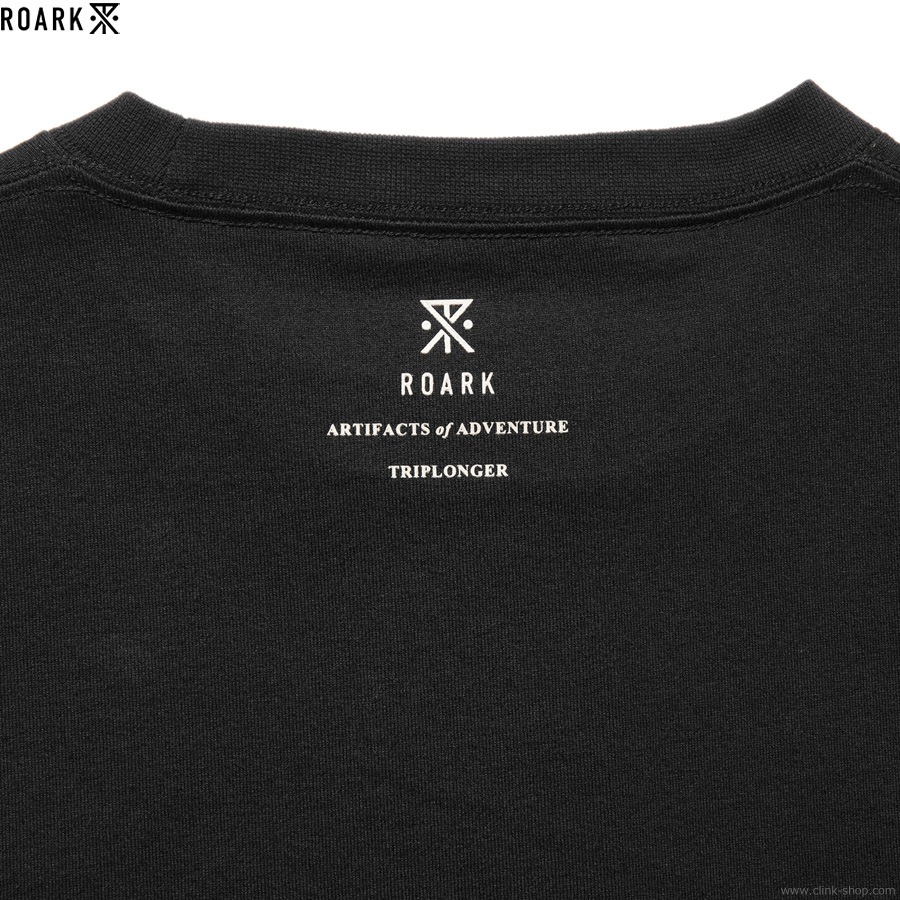 ROARK "MEDIEVAL LOGO" FINE TECH DRY TEE (BLACK)