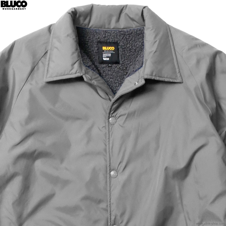 BLUCO NYLON COACH JACKET -BOA LINING- (CHARCOAL) [147-31-020]