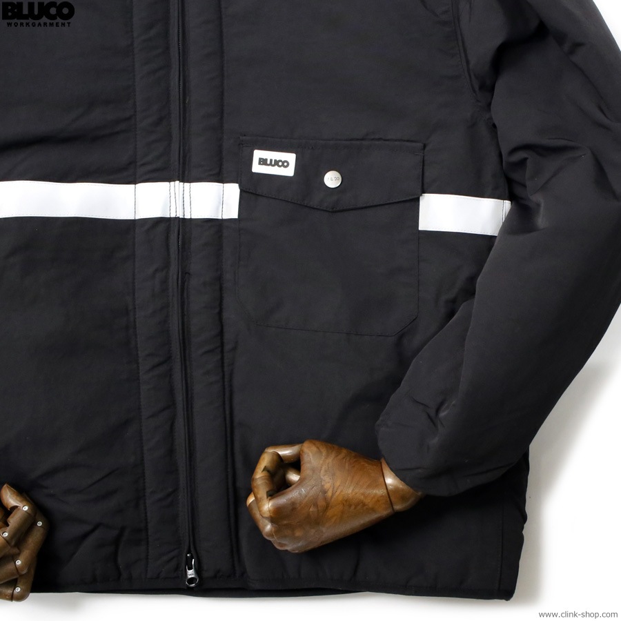 BLUCO HOODED REFLECTOR JACKET (BLACK) [157-31-047]