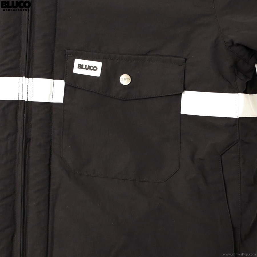 BLUCO HOODED REFLECTOR JACKET (BLACK) [157-31-047]