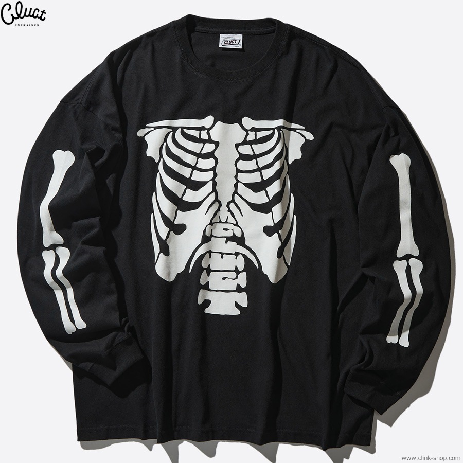 CLUCT BONE (BLACK) [L/S W TEE] 05195