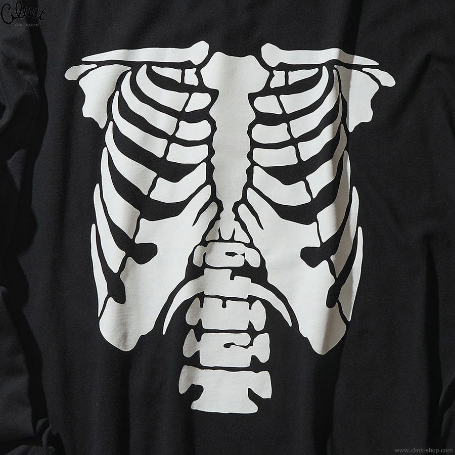 CLUCT BONE (BLACK) [L/S W TEE] 05195