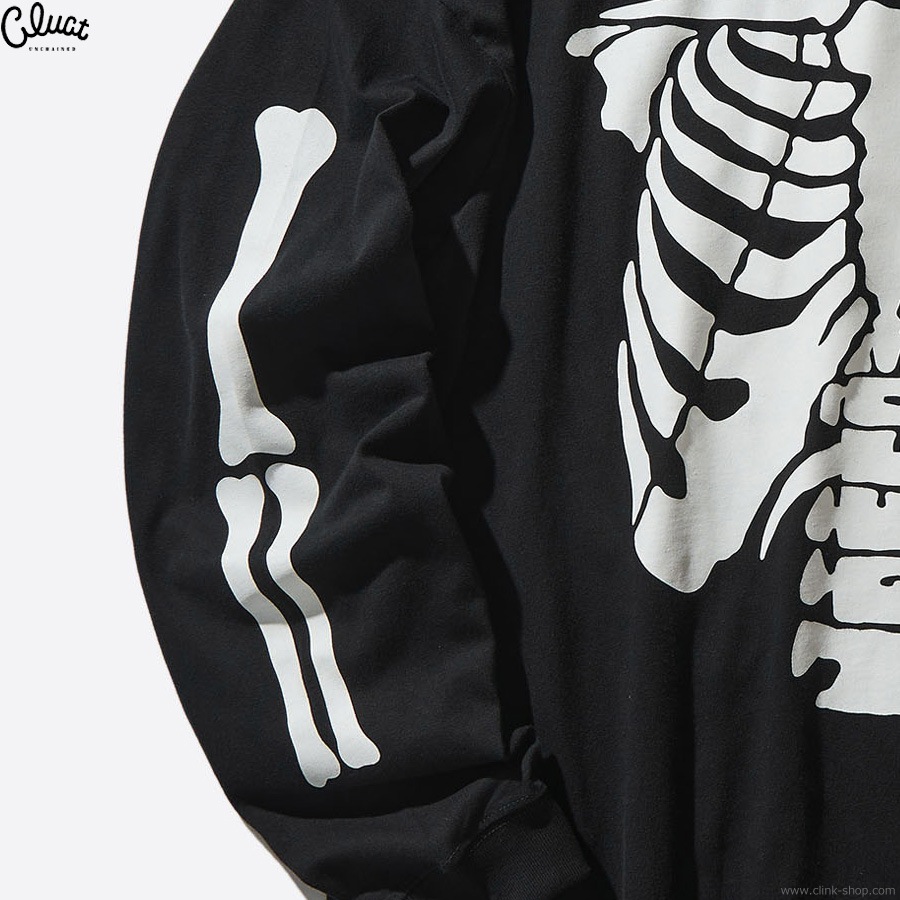 CLUCT BONE (BLACK) [L/S W TEE] 05195