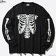 CLUCT BONE (BLACK) [L/S W TEE] 05195