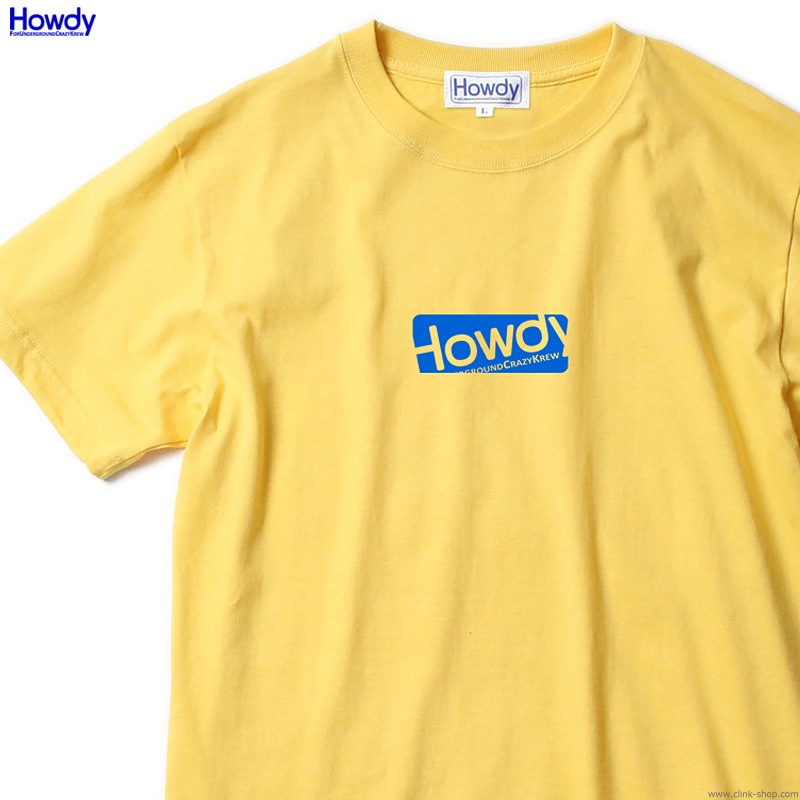 Howdy Box Logo T (BANANA) [HWD2001-TE01]