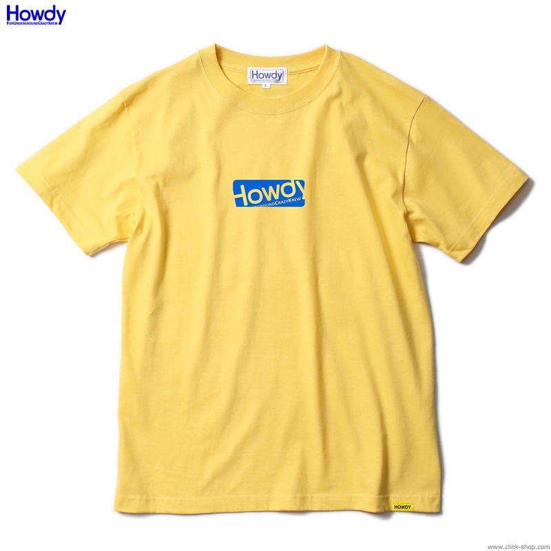 Howdy Box Logo T (BANANA) [HWD2001-TE01]