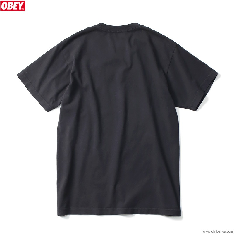 OBEY ORGANIC SUPERIOR TEE "EARTH CRISIS" (BLACK) ��SHEPARD FAIREY COLLECTION�� (BLACK)