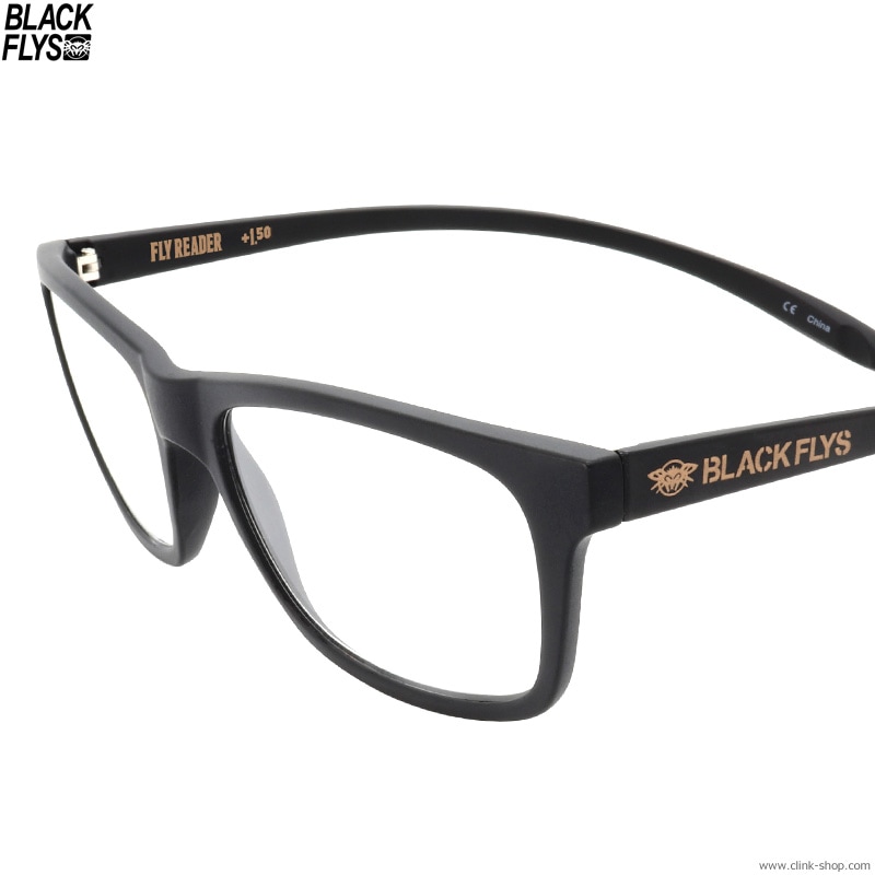 CLINK｜BLACK FLYS FLY READER (READING GLASSES) [M.BLACK/CLEAR 