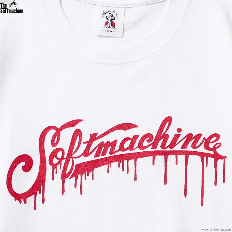 SOFTMACHINE DRIPPING LOGO-T (WHITE)