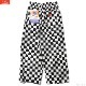 COOKMAN WIDE CHEF PANTS CHECKER BLACK