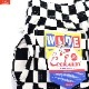COOKMAN WIDE CHEF PANTS CHECKER BLACK