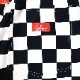 COOKMAN WIDE CHEF PANTS CHECKER BLACK
