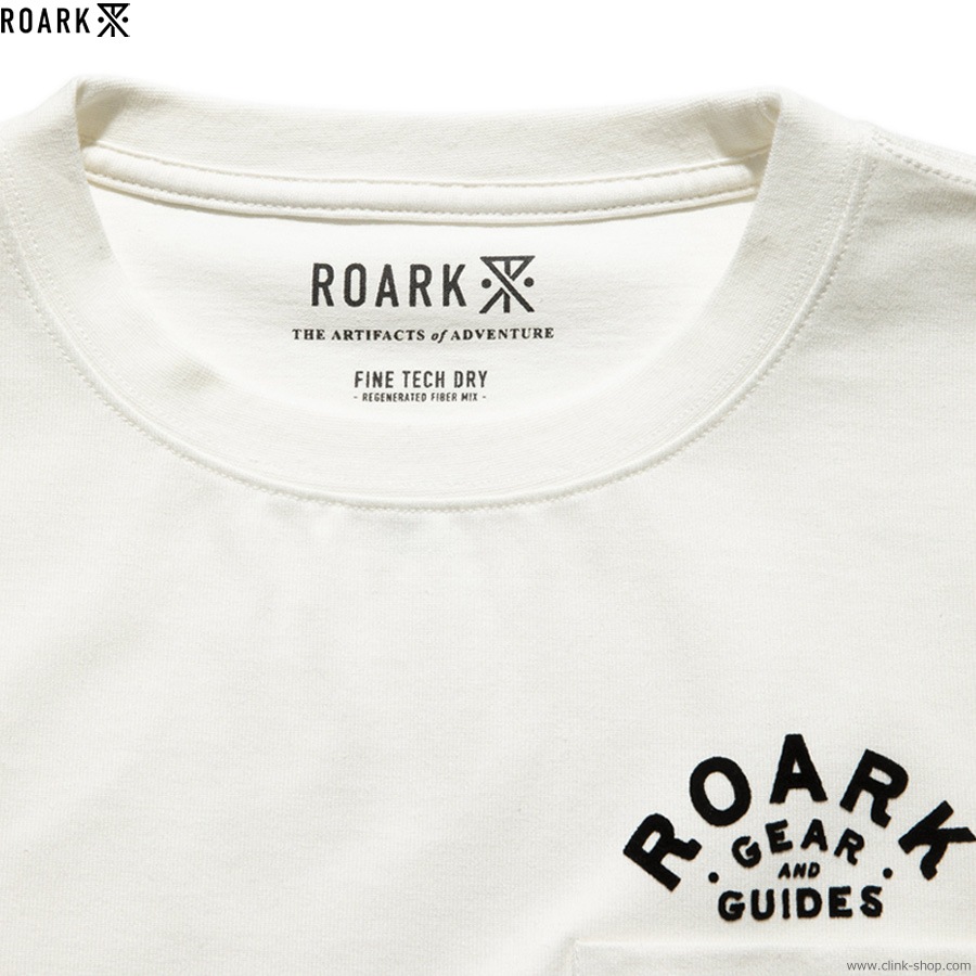 ROARK "GEAR & GUIDES" FINE TECH DRY TEE (WHITE)