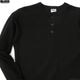 BLUCO HENRY NECK THERMAL SHIRT (BLACK) [155-12-020]