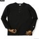 BLUCO HENRY NECK THERMAL SHIRT (BLACK) [155-12-020]