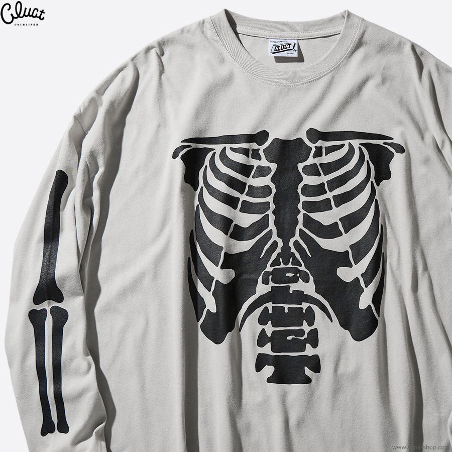 CLUCT BONE (F.GRAY) [L/S W TEE] 05195