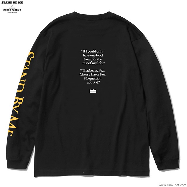CLUCT DROP SHOULDER-02 L/S (BLACK) [STAND BY ME��CLUCT] #04009