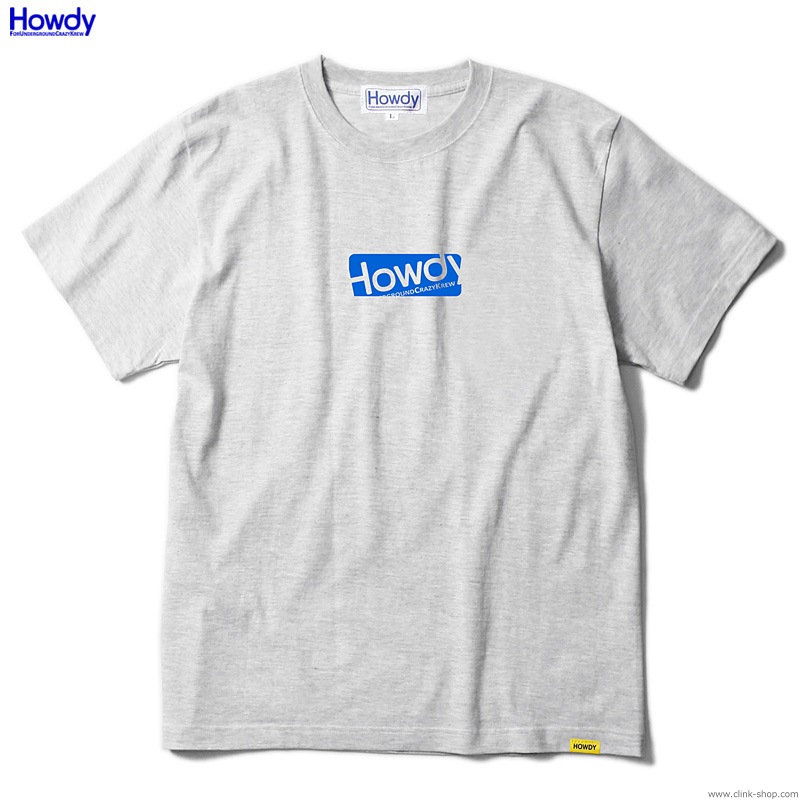 Howdy Box Logo T (GRAY) [HWD2001-TE01]