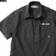 BLUCO STD WORK SHIRTS S/S -DOGTOWN- (BLACK) [OL-108DT-022]