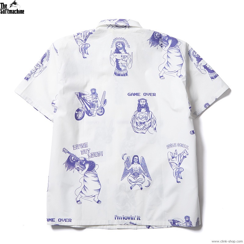 CLINK｜SOFTMACHINE JESUS SHIRTS S/S (BLUE)｜東京・吉祥寺 