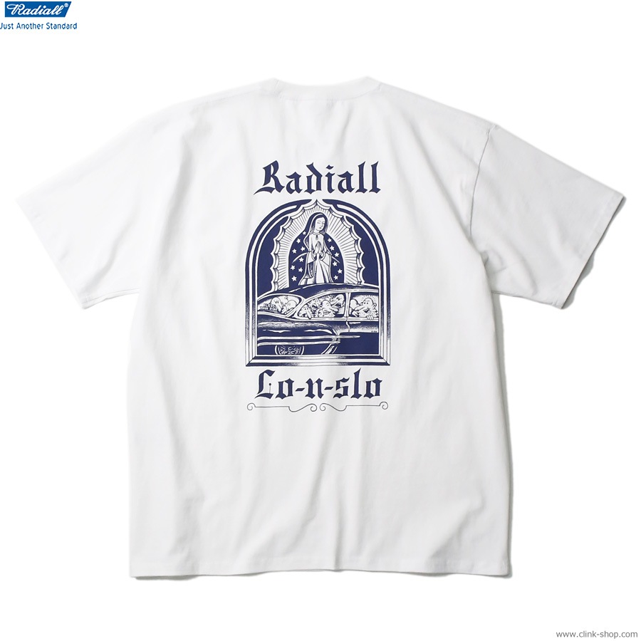 RADIALL LO-N-SLO - CREW NECK T-SHIRT S/S (WHITE) [RAD-23SS-SPOT-TEE003]