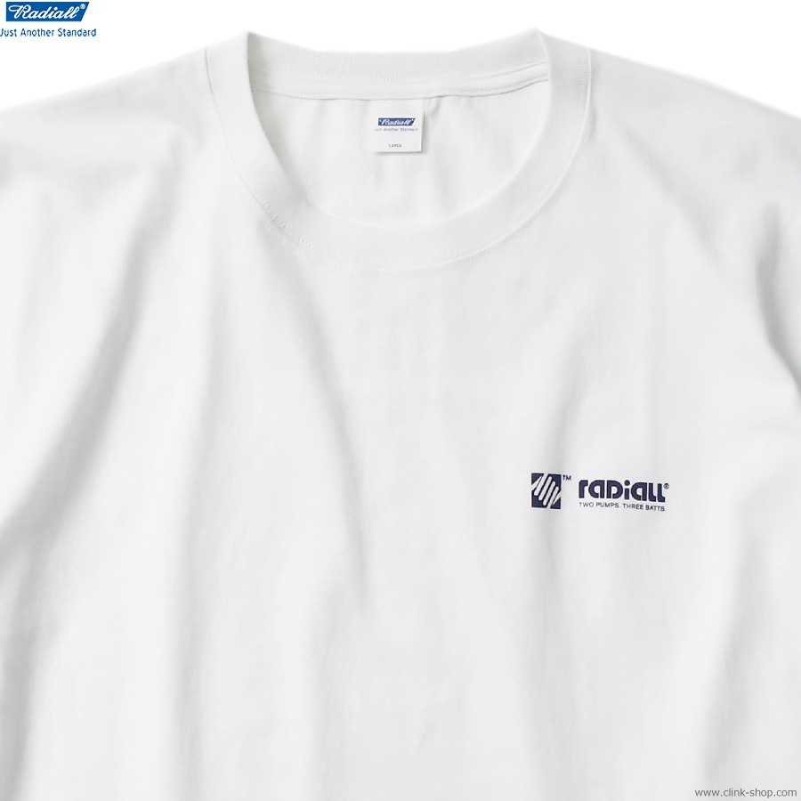 RADIALL LO-N-SLO - CREW NECK T-SHIRT S/S (WHITE) [RAD-23SS-SPOT-TEE003]