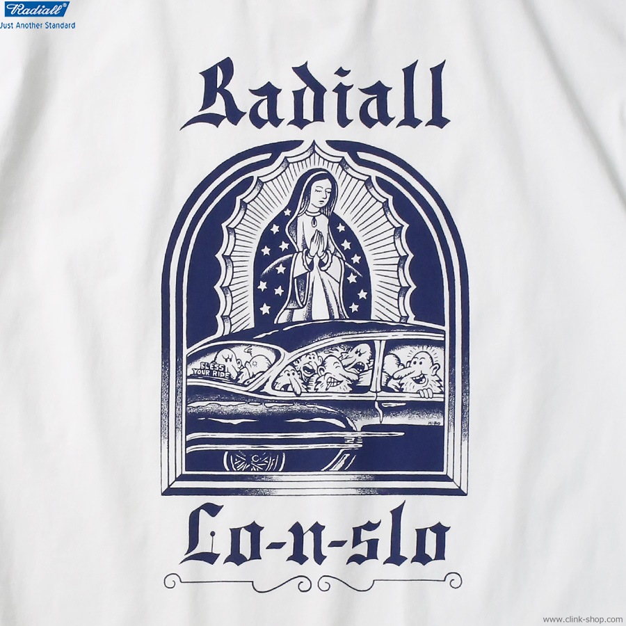 RADIALL LO-N-SLO - CREW NECK T-SHIRT S/S (WHITE) [RAD-23SS-SPOT-TEE003]