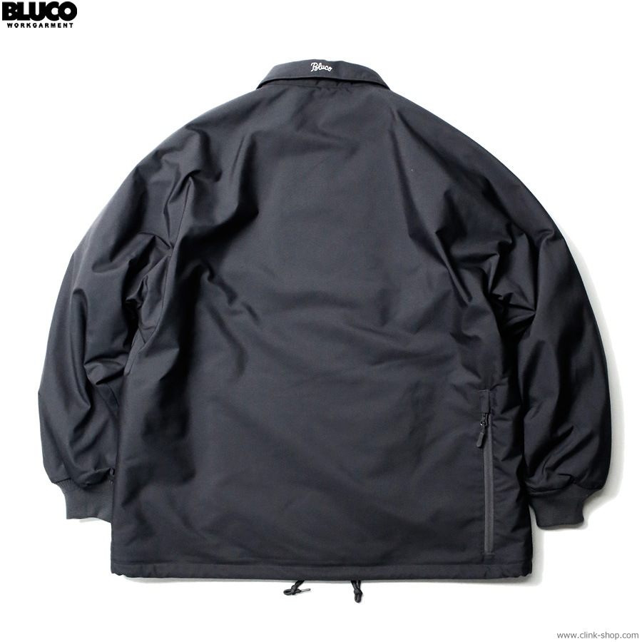 BLUCO T/C COACH JACKET -QUILTING LINING- (BLACK) [147-31-051]