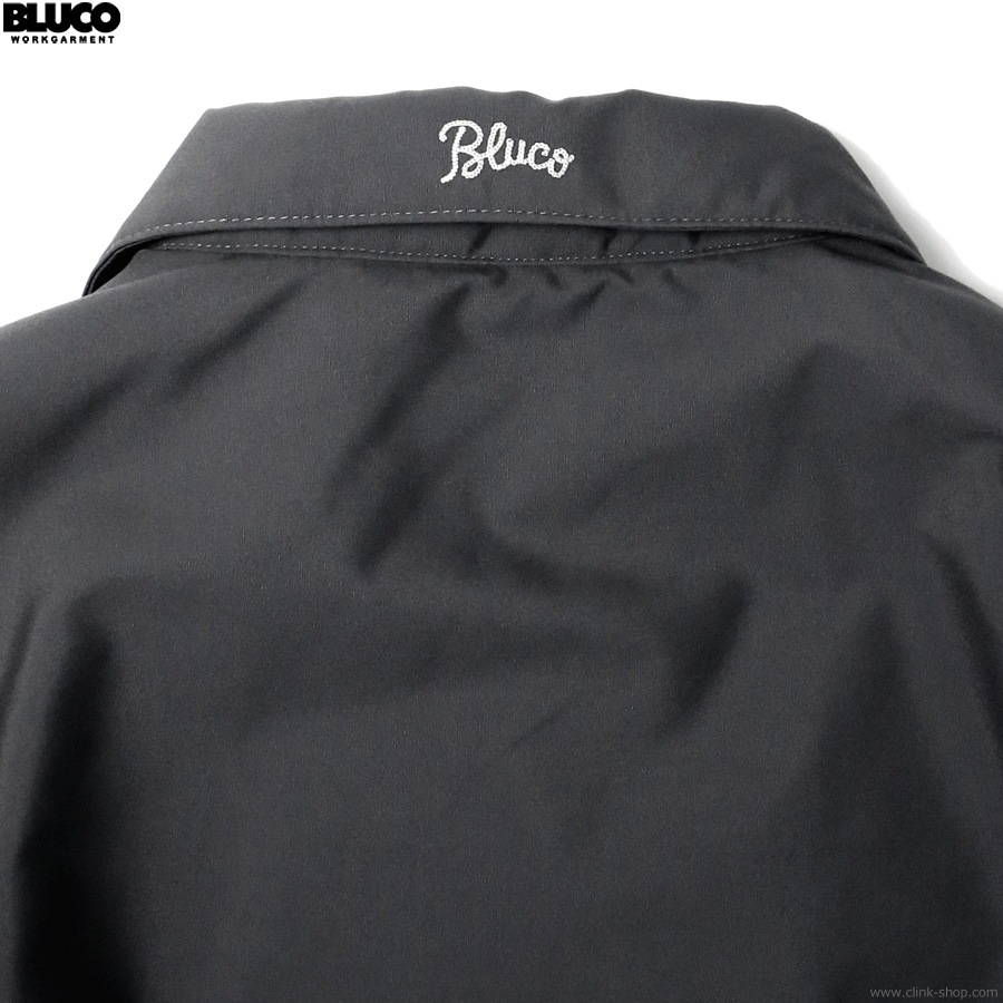 BLUCO T/C COACH JACKET -QUILTING LINING- (BLACK) [147-31-051]