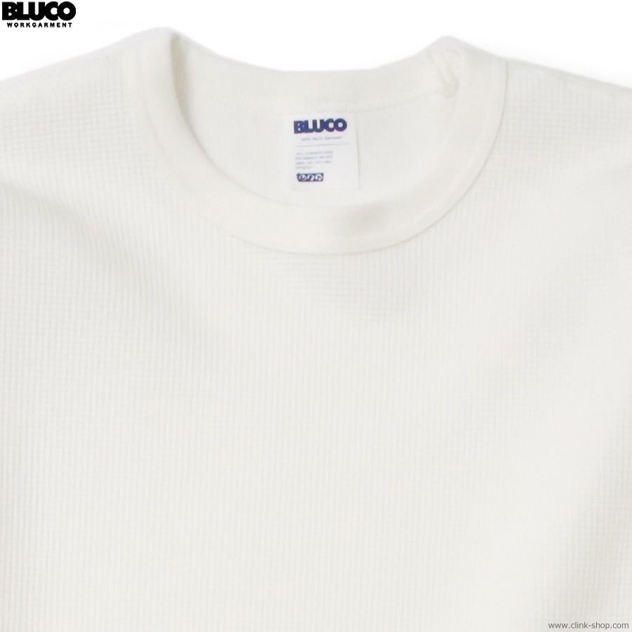 BLUCO CREW NECK THERMAL SHIRT (WHITE) [155-12-018]