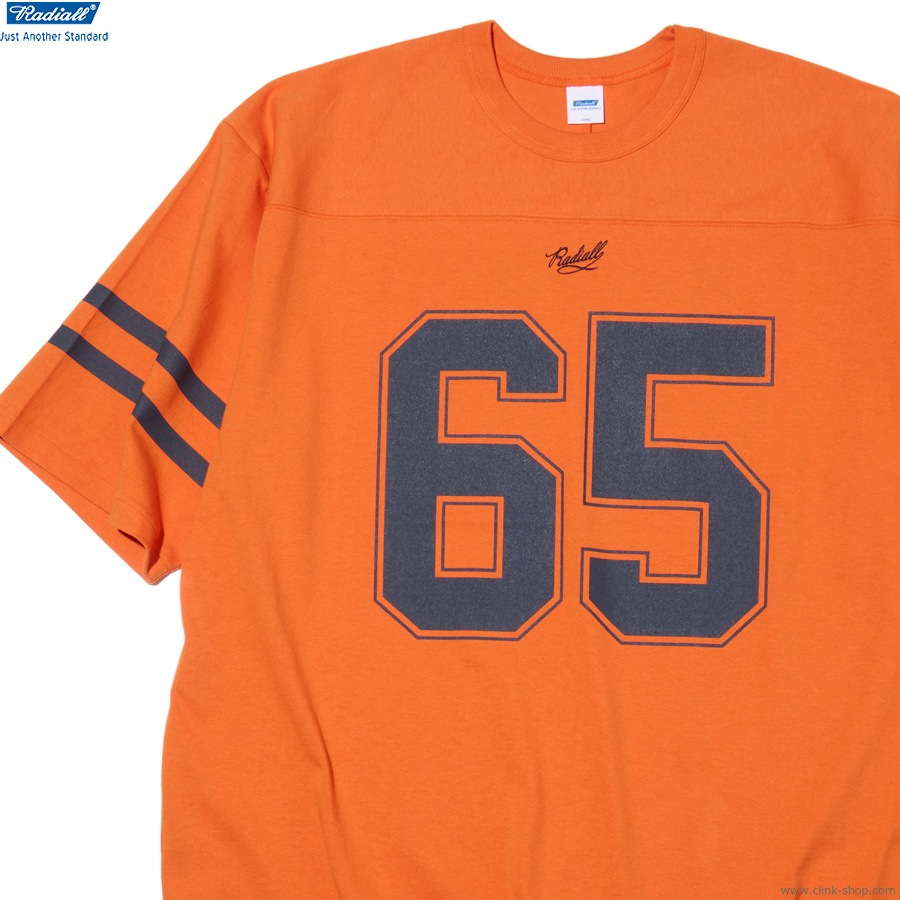 RADIALL HOOD - FOOTBALL SHIRT S/S (ORANGE) [RAD-26SS-CUT009]