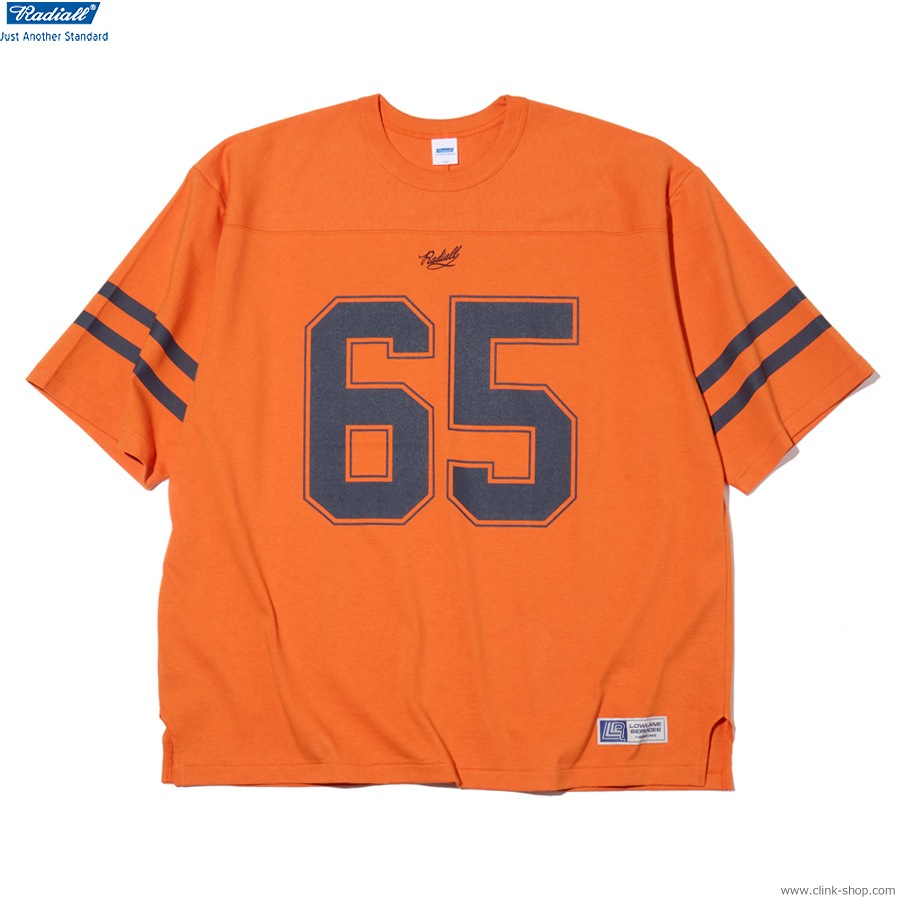 RADIALL HOOD - FOOTBALL SHIRT S/S (ORANGE) [RAD-26SS-CUT009]