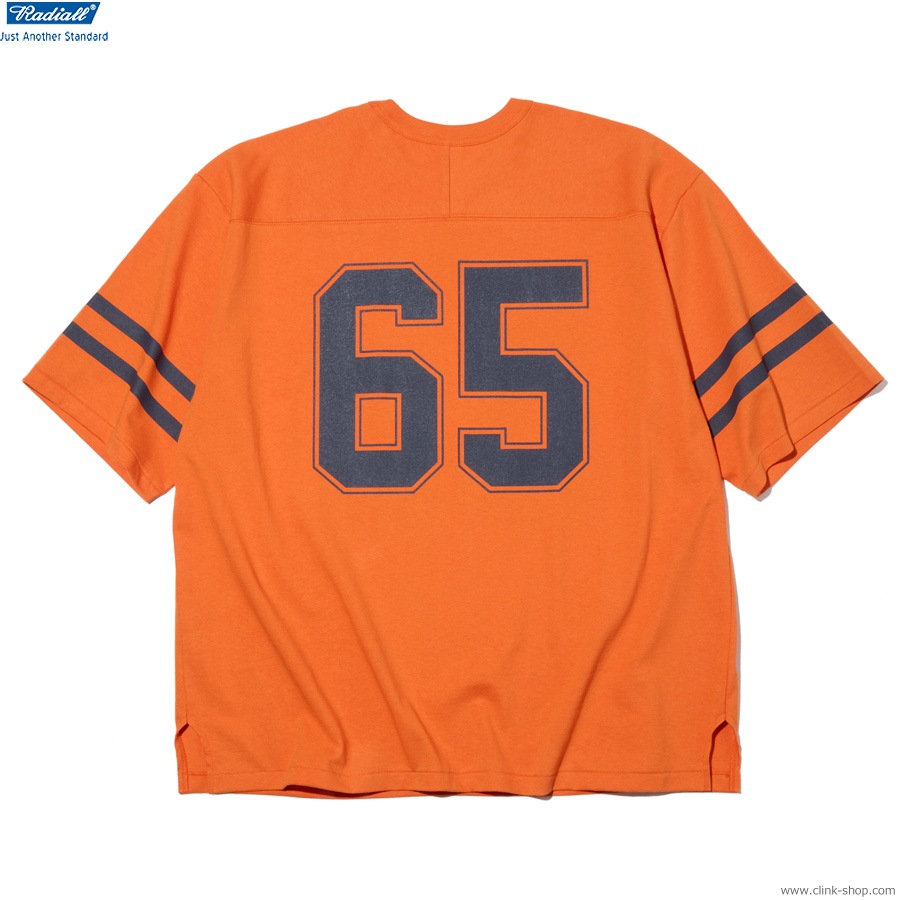 RADIALL HOOD - FOOTBALL SHIRT S/S (ORANGE) [RAD-26SS-CUT009]