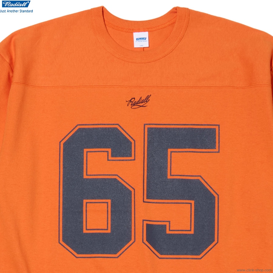 RADIALL HOOD - FOOTBALL SHIRT S/S (ORANGE) [RAD-26SS-CUT009]