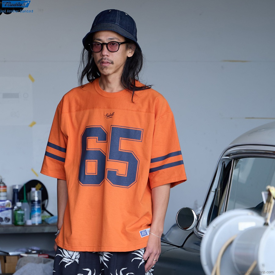 RADIALL HOOD - FOOTBALL SHIRT S/S (ORANGE) [RAD-26SS-CUT009]