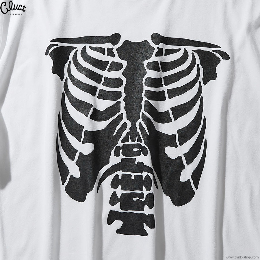 CLUCT BONE (WHITE) [L/S W TEE] 05195