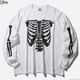 CLUCT BONE (WHITE) [L/S W TEE] 05195
