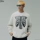 CLUCT BONE (WHITE) [L/S W TEE] 05195