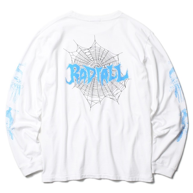 RADIALL BILLYS HOLIDAY - CREW NECK T-SHIRT L/S (WHITE)