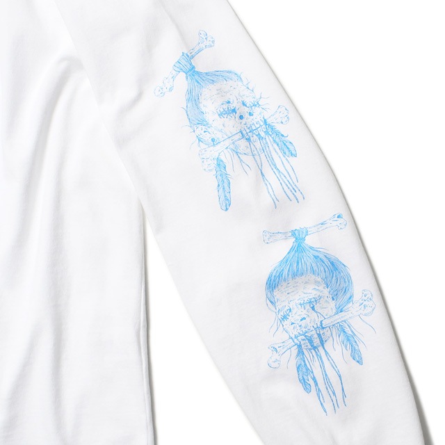 RADIALL BILLYS HOLIDAY - CREW NECK T-SHIRT L/S (WHITE)