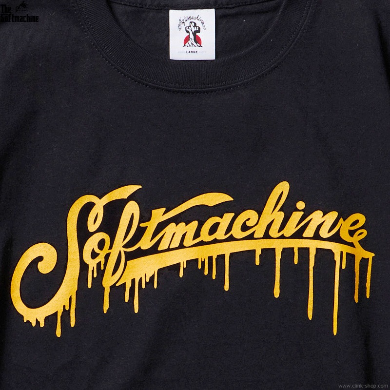 SOFTMACHINE DRIPPING LOGO-T (BLACK)