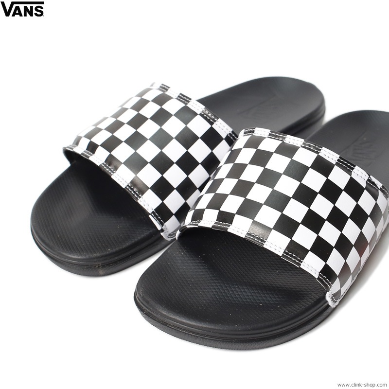 VANS LACOSTA SLIDE ON TRUEWHITE/BLACK (CHECKER BOARD)