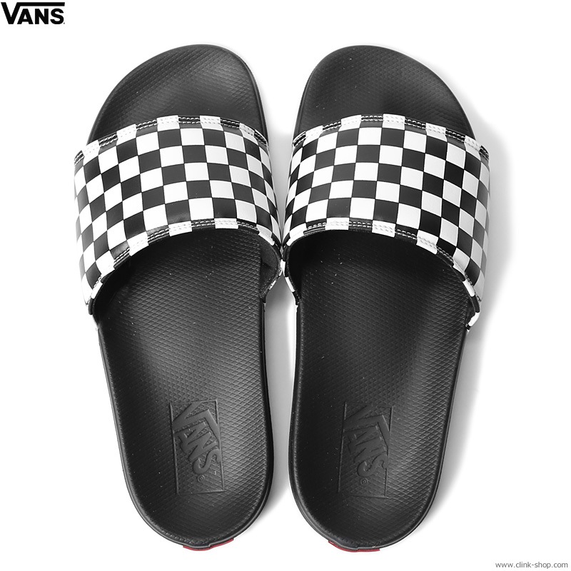 VANS LACOSTA SLIDE ON TRUEWHITE/BLACK (CHECKER BOARD)