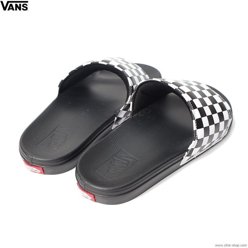 VANS LACOSTA SLIDE ON TRUEWHITE/BLACK (CHECKER BOARD)