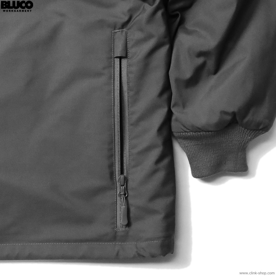 CLINK｜BLUCO T/C COACH JACKET -QUILTING LINING- (CHARCOAL) [147-31 