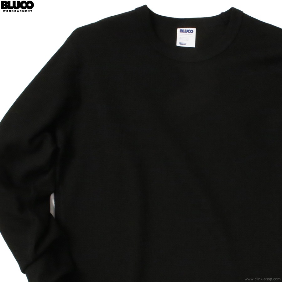 BLUCO CREW NECK THERMAL SHIRT (BLACK) [155-12-018]